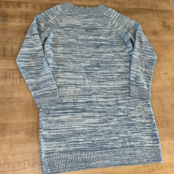 White House Black Market WHBM Blue Sweater Dress XL - Picture 6 of 6